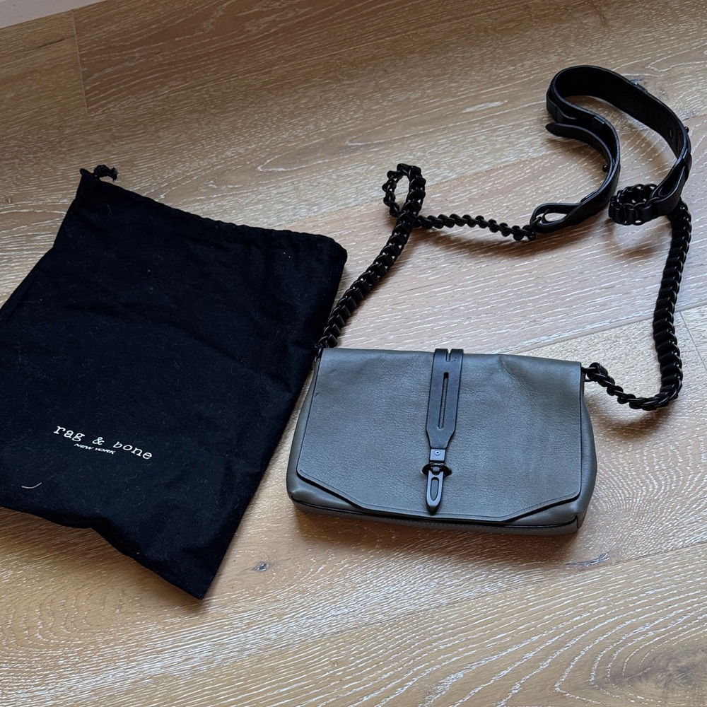 Rag & Bone Charcoal Crossbody Bag